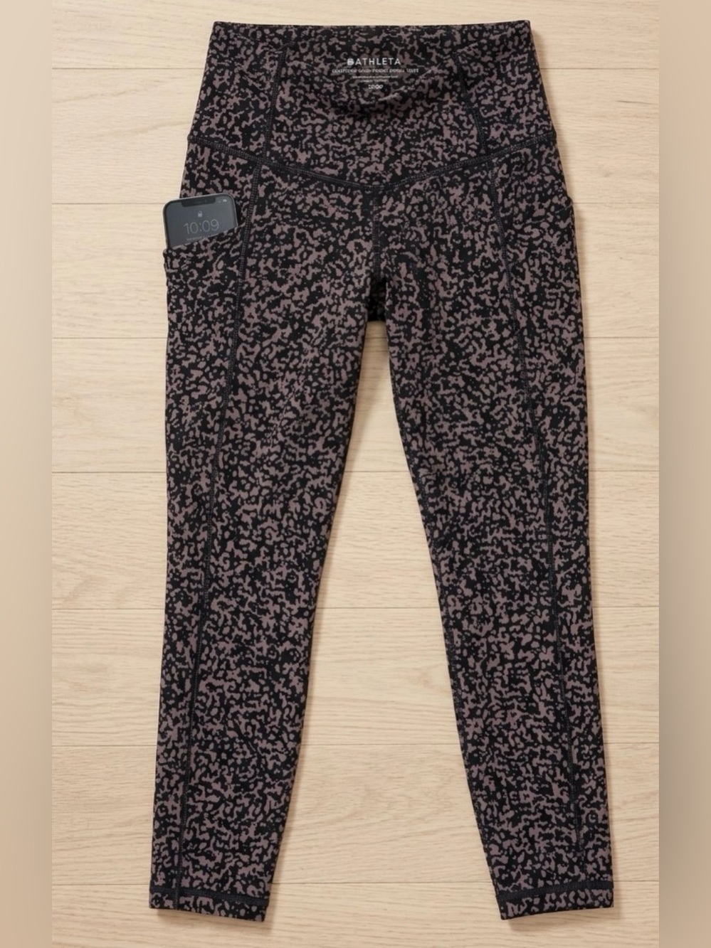 Athleta Salutation Stash Pocket High Rise Leggings XXSP Gravel Tight